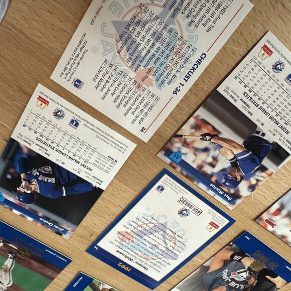 1992 DONRUSS McDONALD'S TORONTO BLUE JAYS LOT SETS GREAT MOMENTS 1-36 - Picture 6 of 6